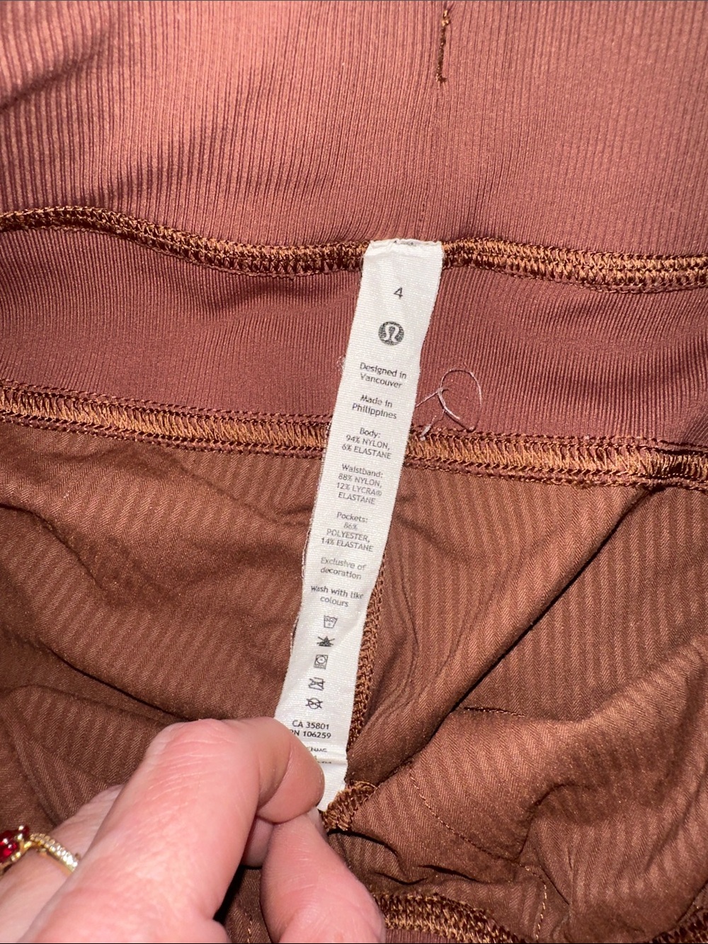Lululemon Dance Studio Jogger Roasted Brown Size 4 - Picture 3 of 5